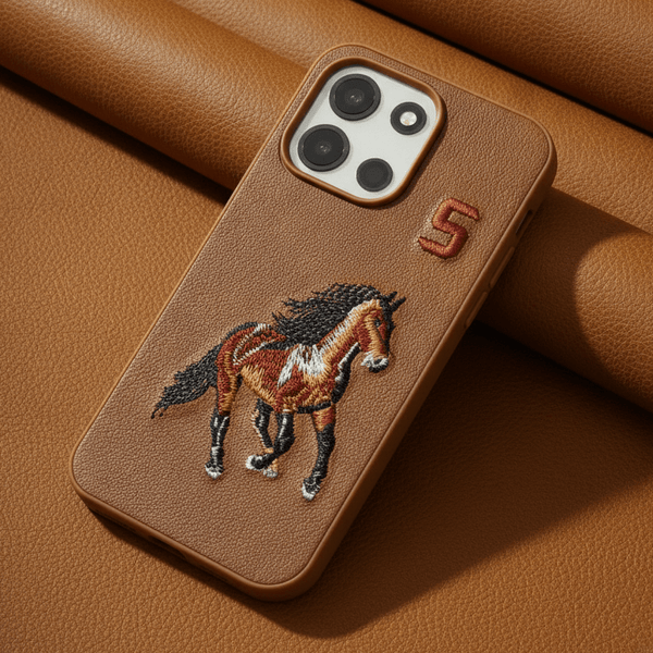 Brown Leather Horse No. 5 OC Ornamented for Oneplus Nord 6 - The Hatke