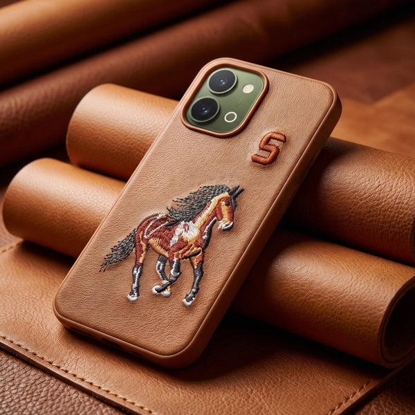 Brown Leather Horse No. 5 OC Ornamented for Vivo Y51 Pro - The Hatke