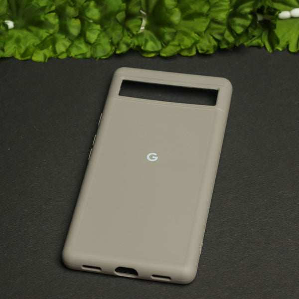 Brown Original Silicone case for Google Pixel 7 - The Hatke