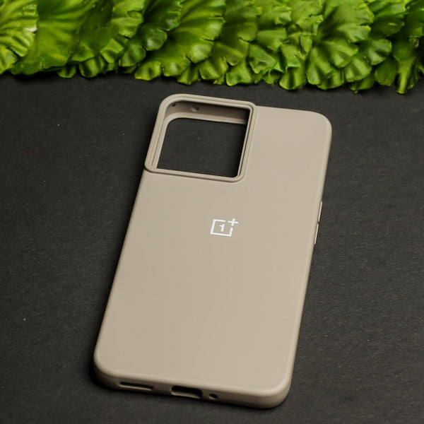Brown Original Silicone case for Oneplus 10R - The Hatke