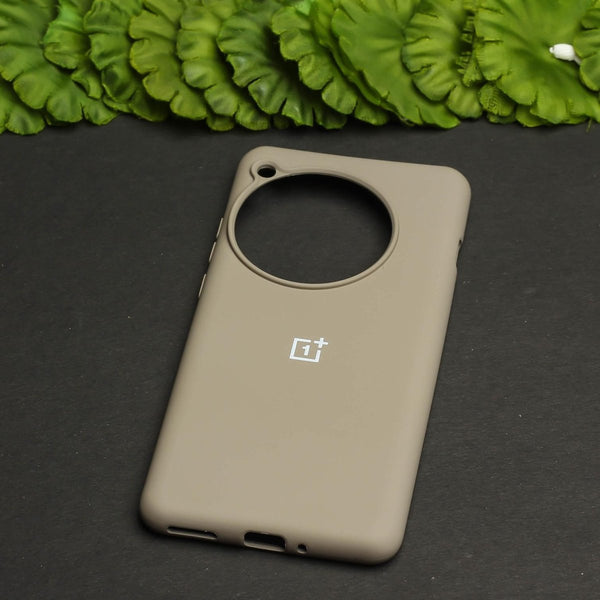 Brown Original Silicone case for Oneplus 12R - The Hatke