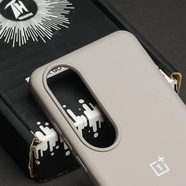 Brown Original Silicone case for Oneplus Nord CE 4 - The Hatke