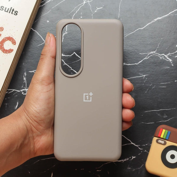 Brown Original Silicone case for Oneplus Nord CE 4 - The Hatke