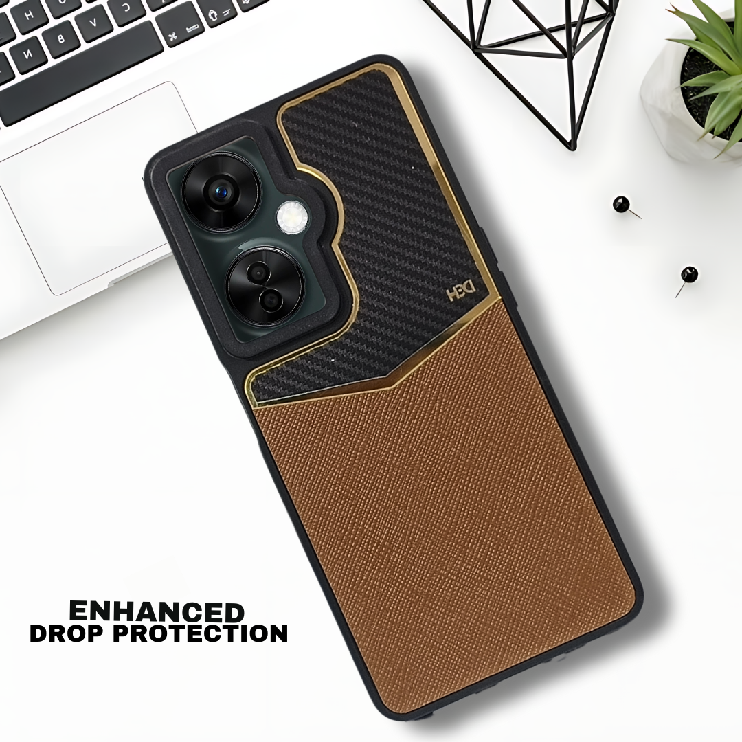 GoldAura Brown Case for Oneplus Nord Ce 3 Lite