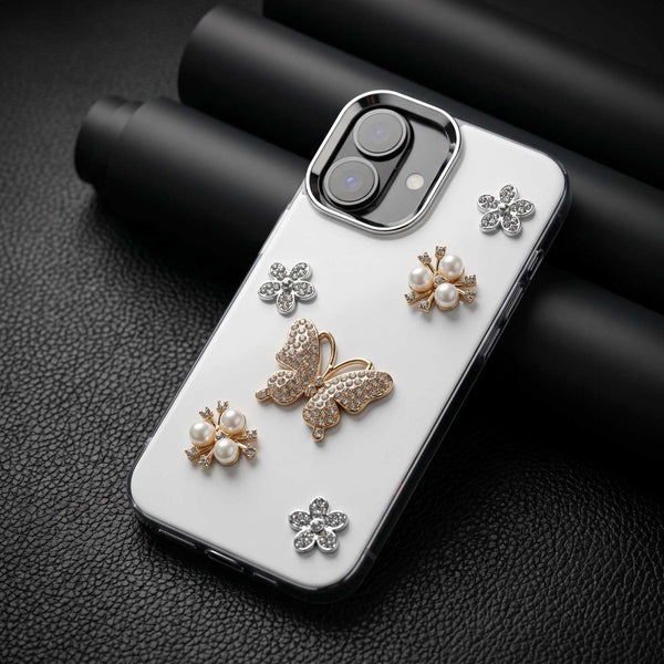 Butterfly Silicone Hard Case for Apple iphone 17 - The Hatke