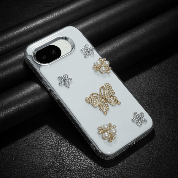 Butterfly Silicone Hard Case for Google Pixel 10a - The Hatke