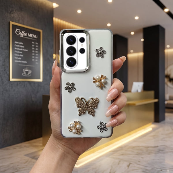 Butterfly Silicone Hard Case for Samsung S26 Ultra - The Hatke