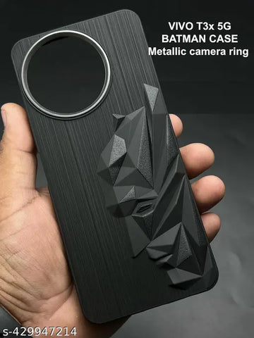 Superhero Engraved logo silicon Case for Vivo T3X