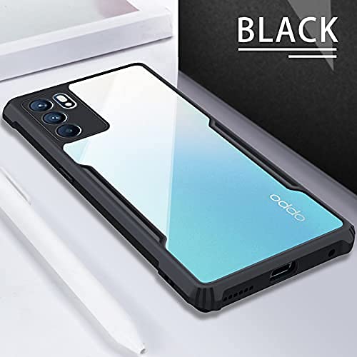 Shockproof protective transparent Silicone Case for Oppo Reno 6 5G