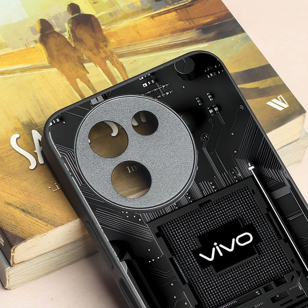 Microchip metal back case for Vivo Y58