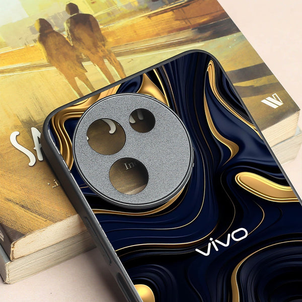 Noir Gold metal back case for Vivo Y200i