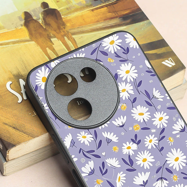 Lavender Daisies metal back case for Vivo Y200i