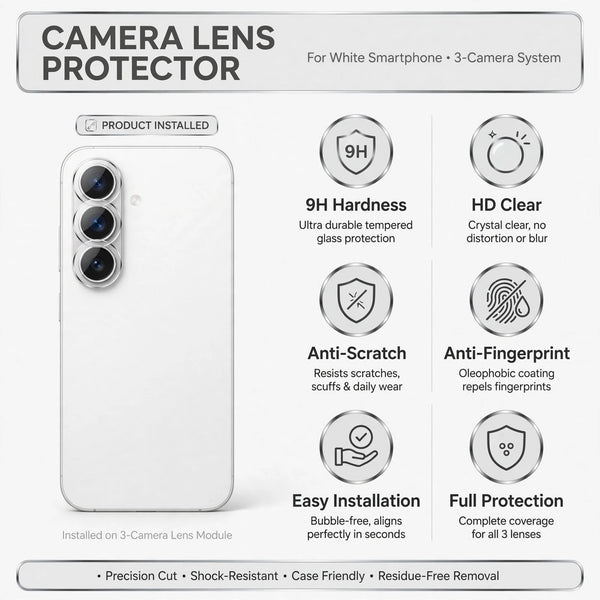 Silver Metallic camera ring lens guard for Oppo A5 5G