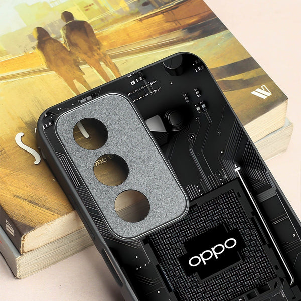 Microchip metal back case for Oppo A3 Pro 5g