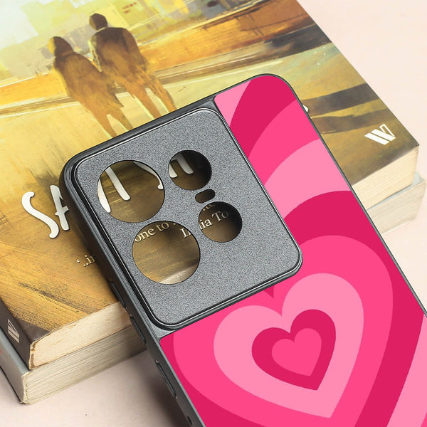 Retro Love metal back case for Motorola Edge 50 Pro