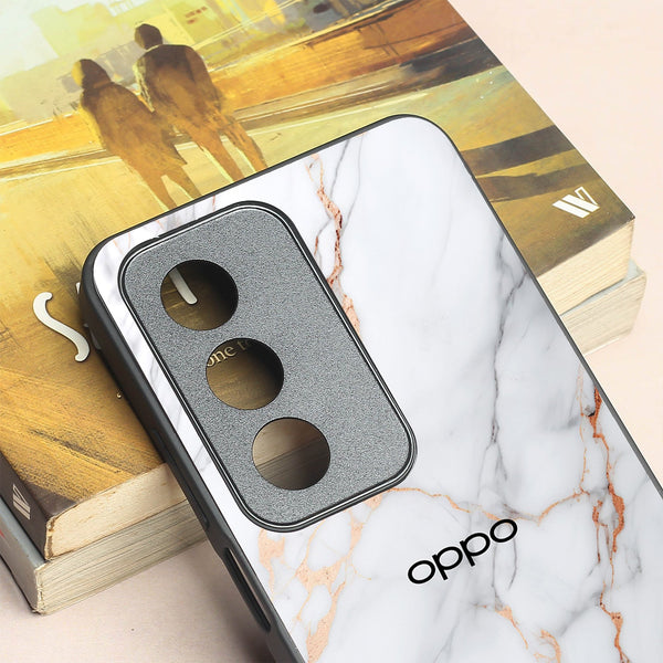Copper Luxe Marble metal back case for Oppo K12X
