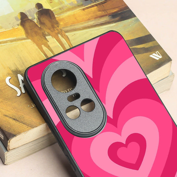 Retro Love metal back case for Oppo Reno 10