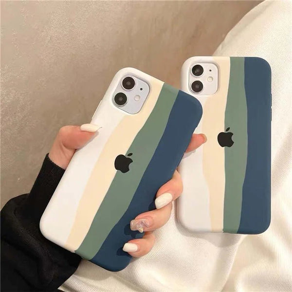 Camouflage Silicone Case for Apple Iphone 12 - The Hatke