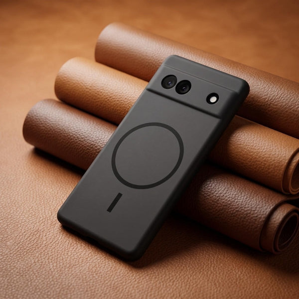 CAVEN Black Camera Silicone case for Google Pixel 6a - The Hatke