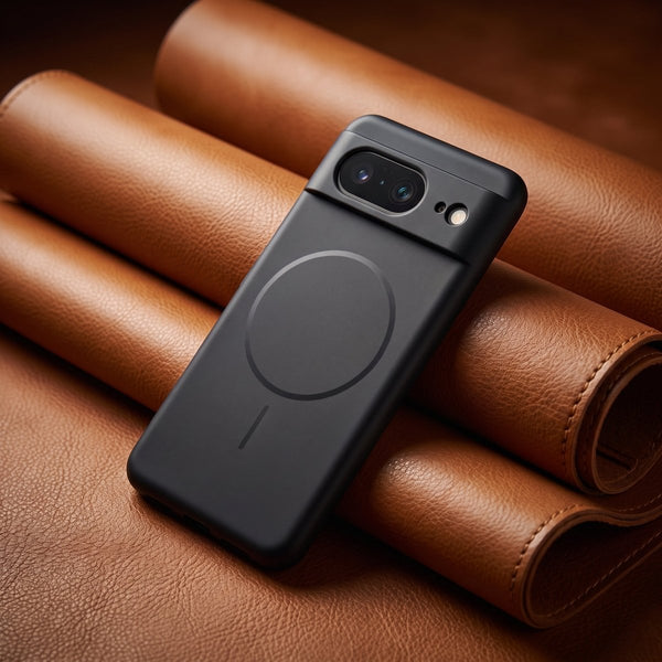 CAVEN Black Silicone case for Google Pixel 8 - The Hatke