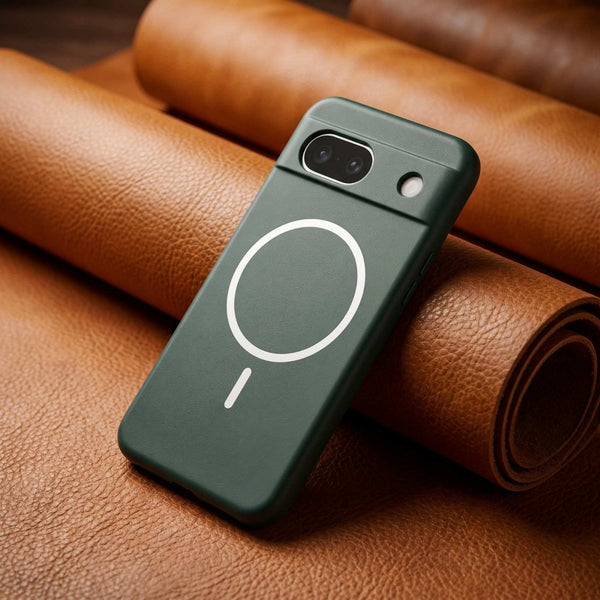 CAVEN Camera Dark Green Silicone case for Google Pixel 8a - The Hatke