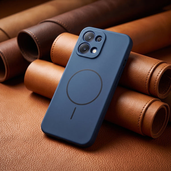 CAVEN Dark Blue Silicone case for Oppo F31 - The Hatke