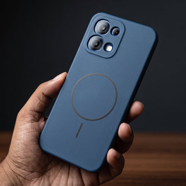 CAVEN Dark Blue Silicone case for Oppo F31 - The Hatke