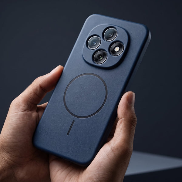 CAVEN Dark Blue Silicone case for Oppo F31 Pro - The Hatke