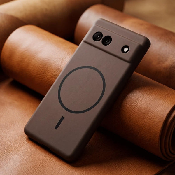 CAVEN Dark Brown Camera Silicone case for Google Pixel 6a - The Hatke