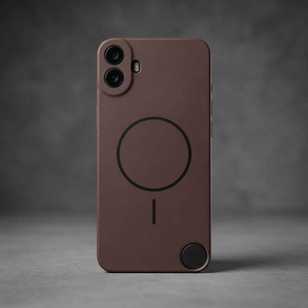 CAVEN Dark Brown Silicone case for CMF PHONE 1 - The Hatke