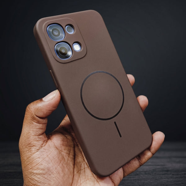 CAVEN Dark Brown Silicone case for Oppo F31 - The Hatke