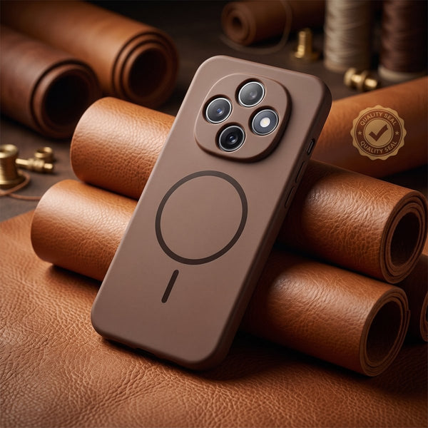 CAVEN Dark Brown Silicone case for Oppo F31 Pro - The Hatke