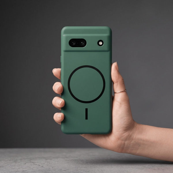 CAVEN Dark Green Camera Silicone case for Google Pixel 6a - The Hatke
