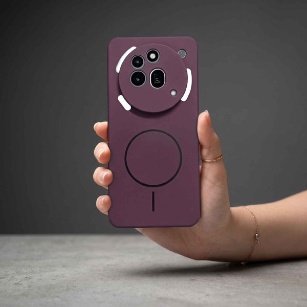CAVEN Dark Pink Silicone case for Nothing Phone 3a Pro - The Hatke