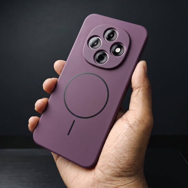 CAVEN Dark Pink Silicone case for Oppo F31 Pro - The Hatke