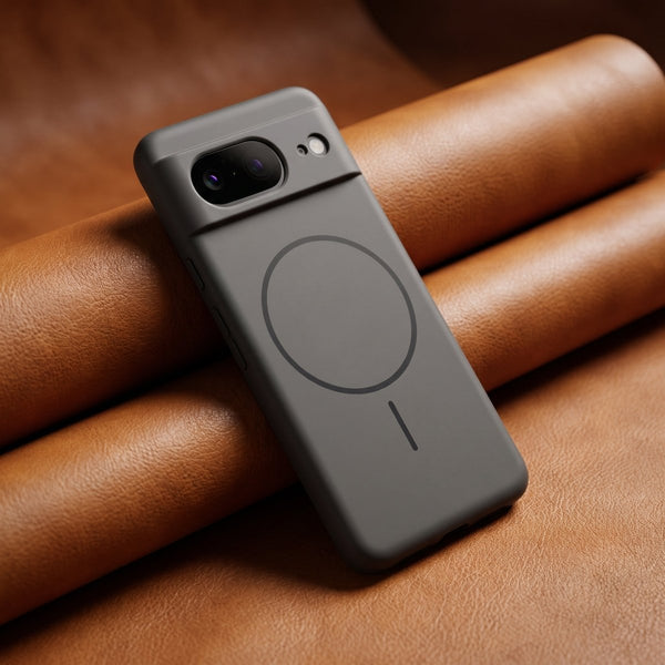 CAVEN Grey Silicone case for Google Pixel 8 - The Hatke