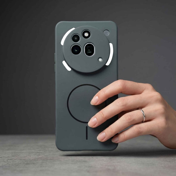 CAVEN Grey Silicone case for Nothing Phone 3a Pro - The Hatke