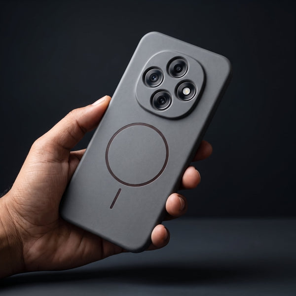 CAVEN Grey Silicone case for Oppo F31 Pro - The Hatke