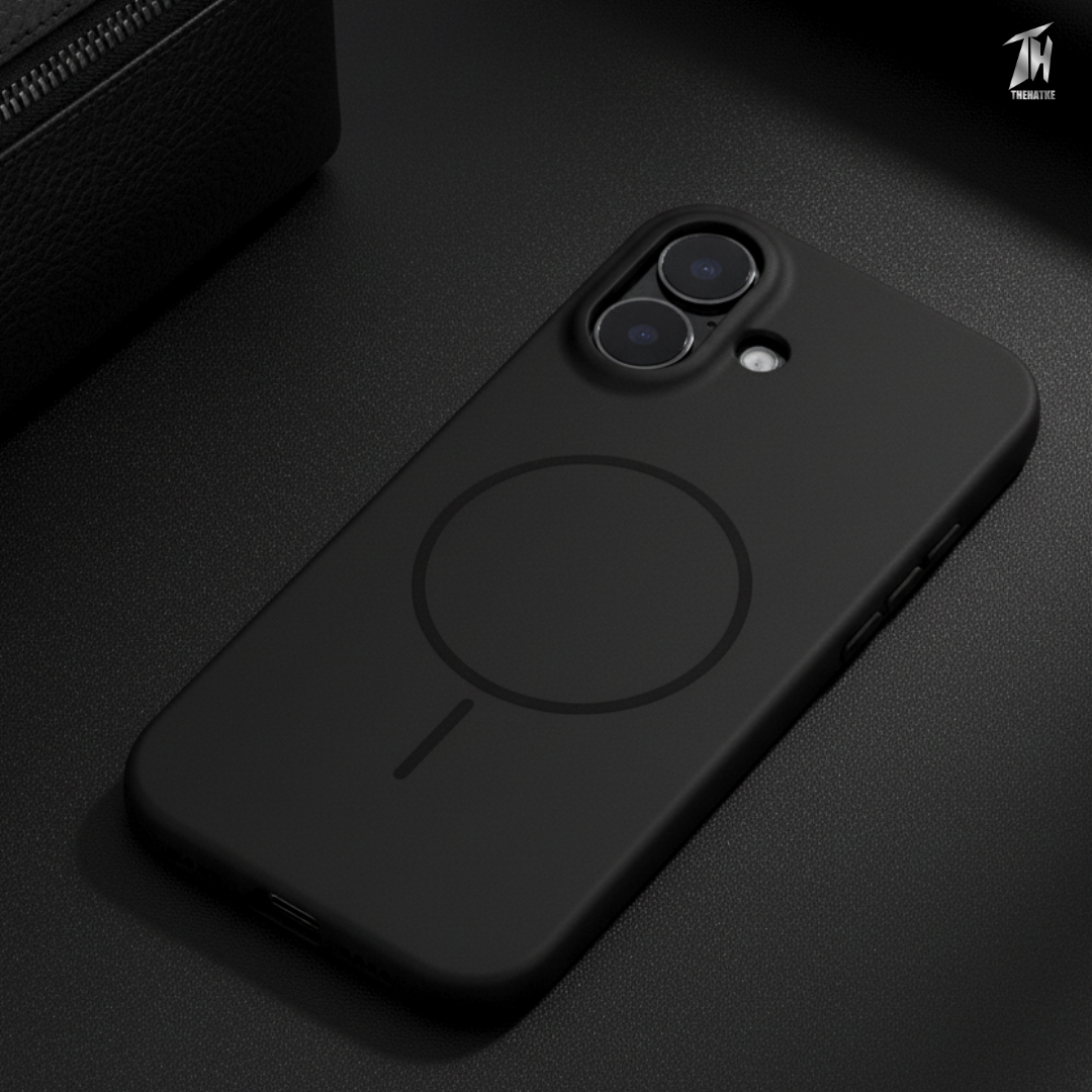 CAVEN Black Silicone case for Apple iphone 17