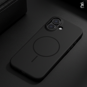 CAVEN Black Silicone case for Apple iphone 17