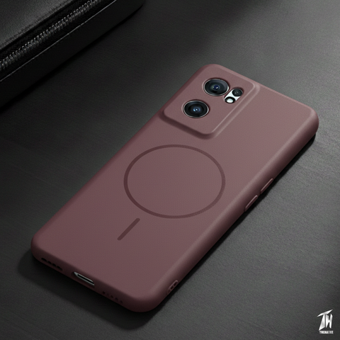 CAVEN Dark Brown Silicone case for Oneplus Nord CE 2