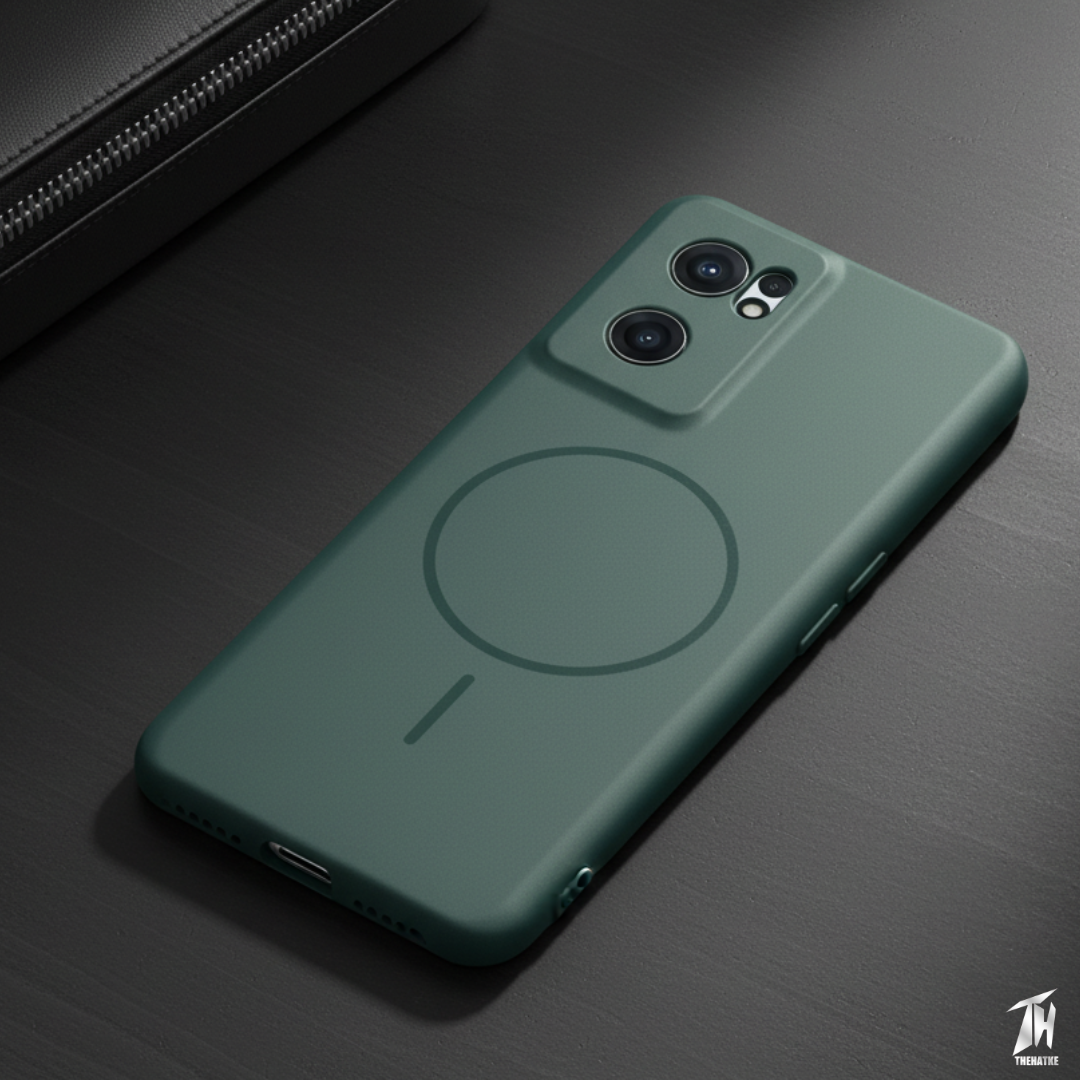 CAVEN Dark Green Silicone case for Oneplus Nord CE 2