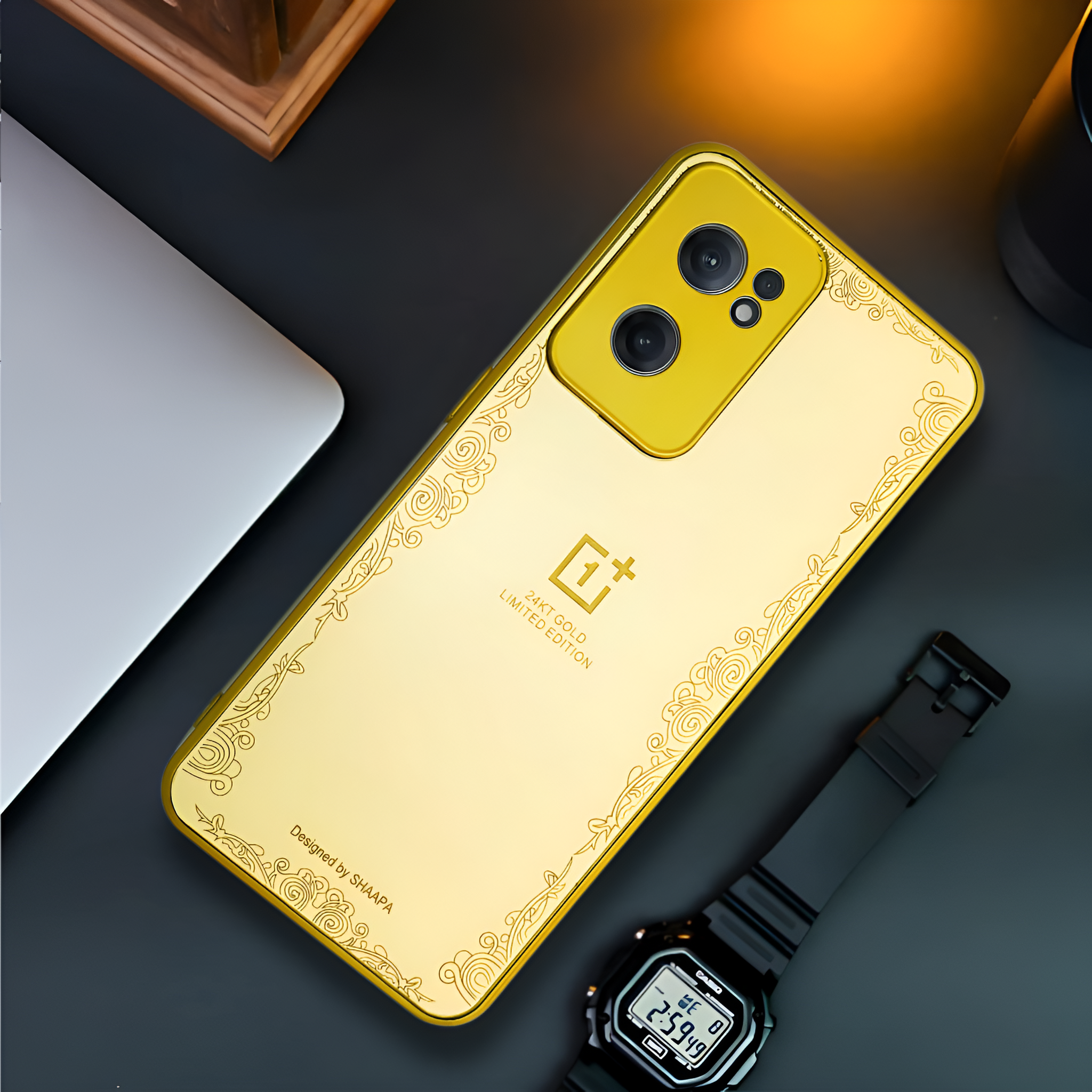 Luxury Gold Mirror case for Oneplus Nord Ce 2