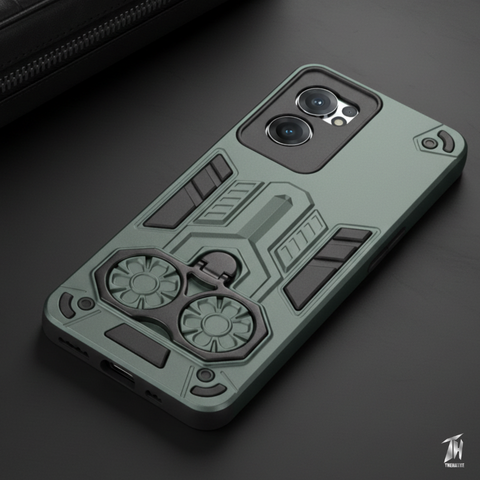 Green Cycle Armor Silicone Case for Oneplus Nord Ce 2