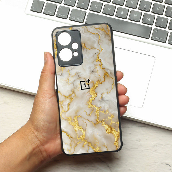Gold Vein Glory metal back case for OnePlus Nord CE 2 Lite