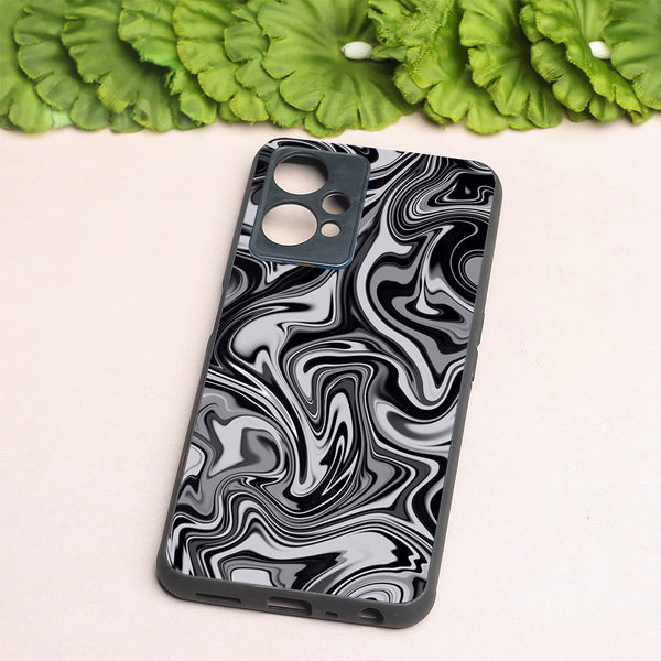 Blackout Marble metal back case for OnePlus Nord CE 2 Lite