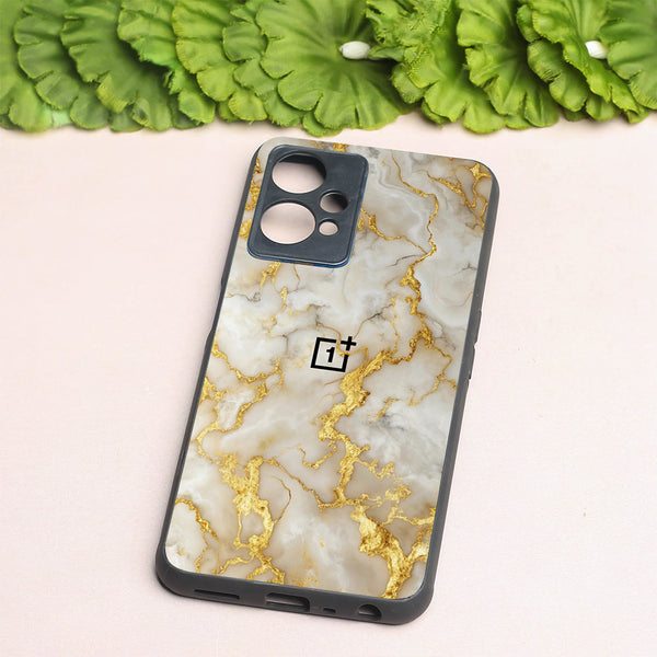 Gold Vein Glory metal back case for OnePlus Nord CE 2 Lite