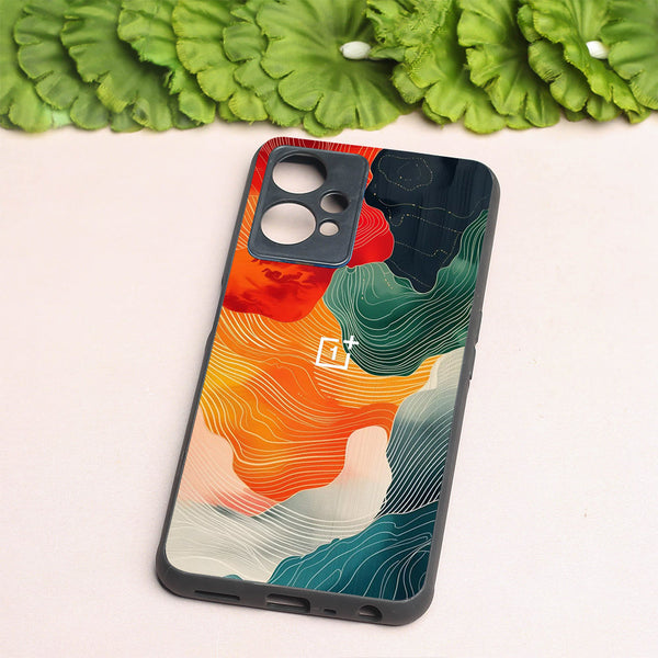 Cosmic Tides metal back case for OnePlus Nord CE 2 Lite