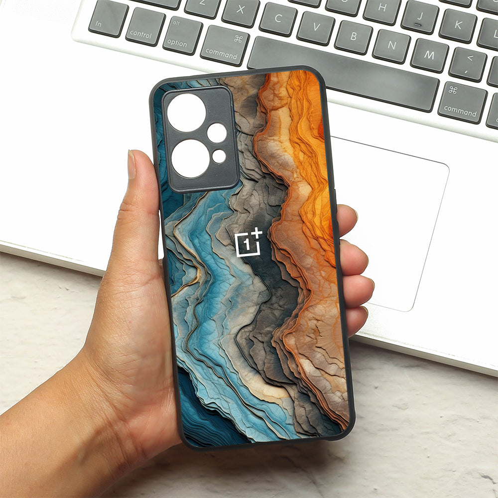 Layered Marble back case for OnePlus Nord CE 2 Lite