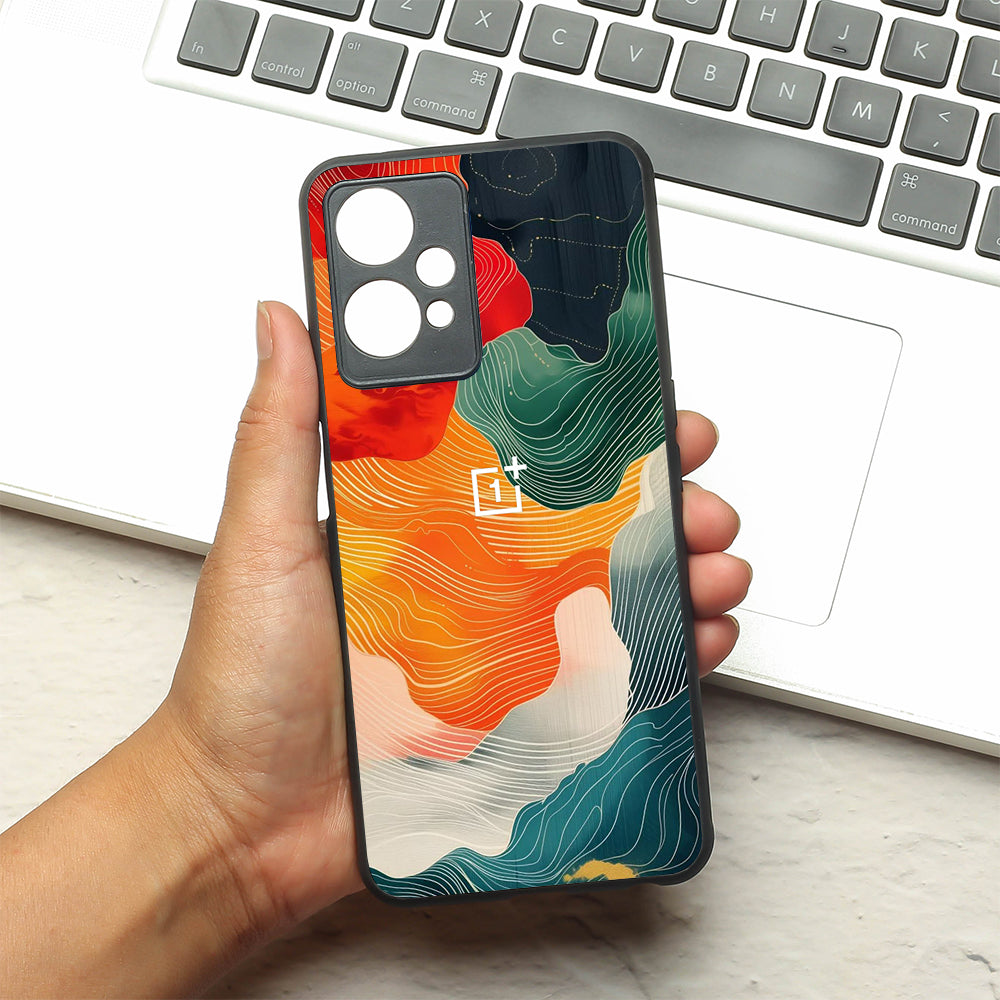 Cosmic Tides metal back case for OnePlus Nord CE 2 Lite